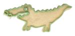 Krokodil 8 cm Präge