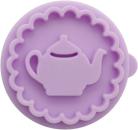 Mini Plätzchen Stempel Teekanne 5 cm