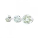 Schneeflocke - mit Auswerfer - Set, 3-tlg