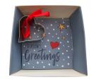 Herz Weihnachtsgruß Geschenkbox