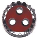 Linzer 3-Loch mit Auswerfer  4,8 cm